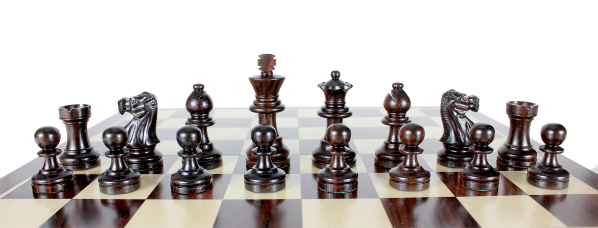 Rosewood Chess Pieces
